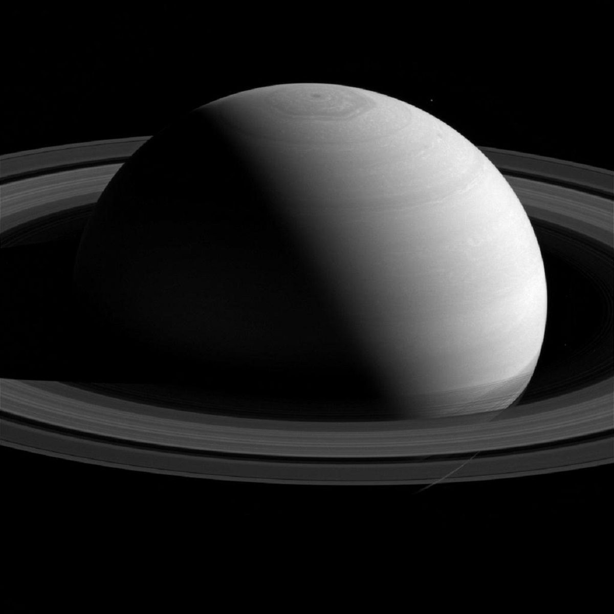 Saturn looks peaceful from a distance - NASA photos on Silver Magazine www.silvermagazine.co.uk