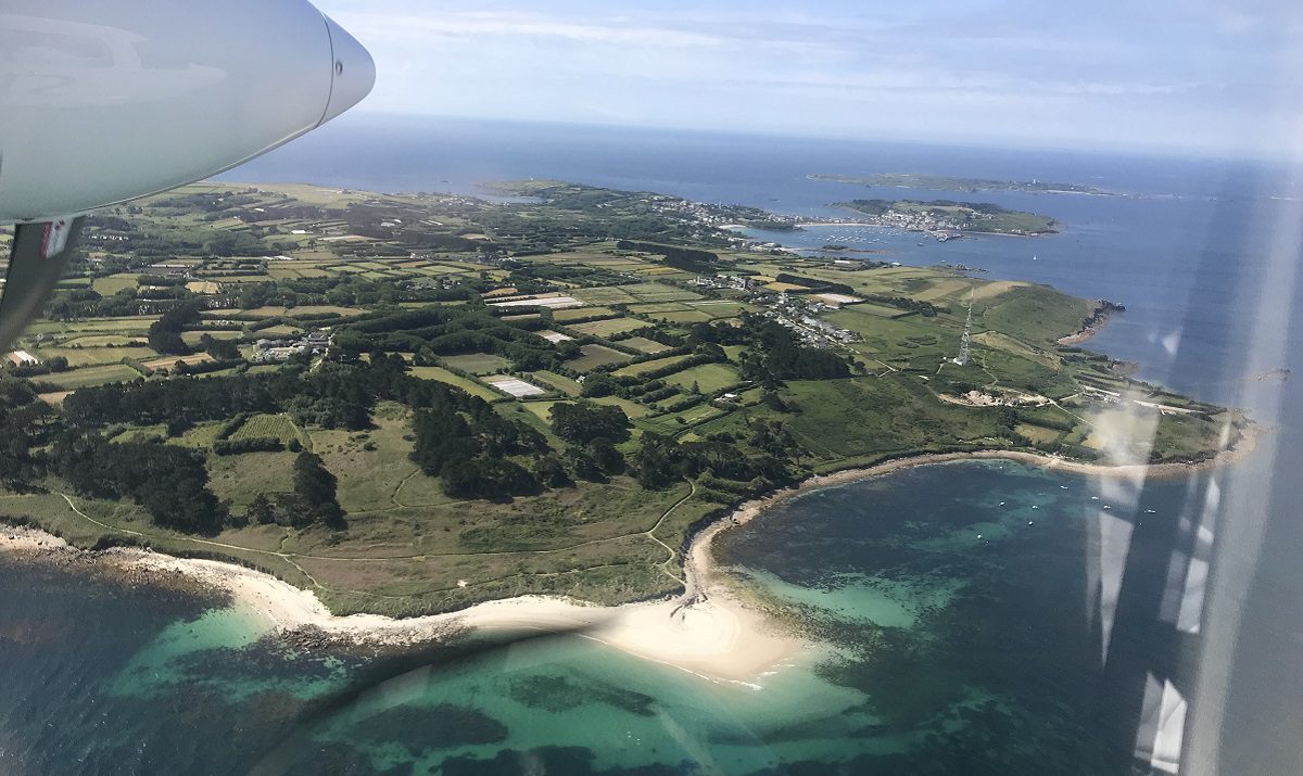 View from the Skybus for Isles of Scilly article on www.silvermagazine.co.uk