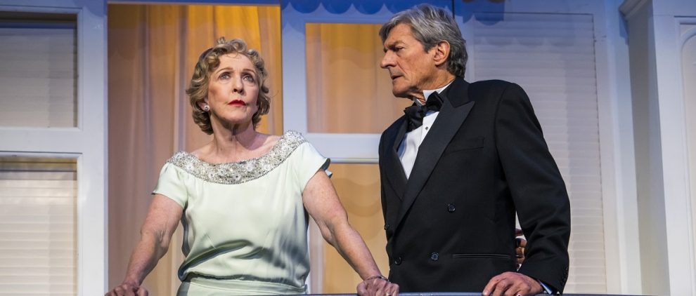 Patricia Hodge as Amanda and Nigel Havers as Elyot 3 in Private Lives for Silver Magazine www.silvermagazine.co.uk