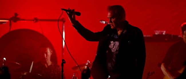 Morrissey on stage 2022 Image: ©Robin Burns/ZUMA Press Wire)