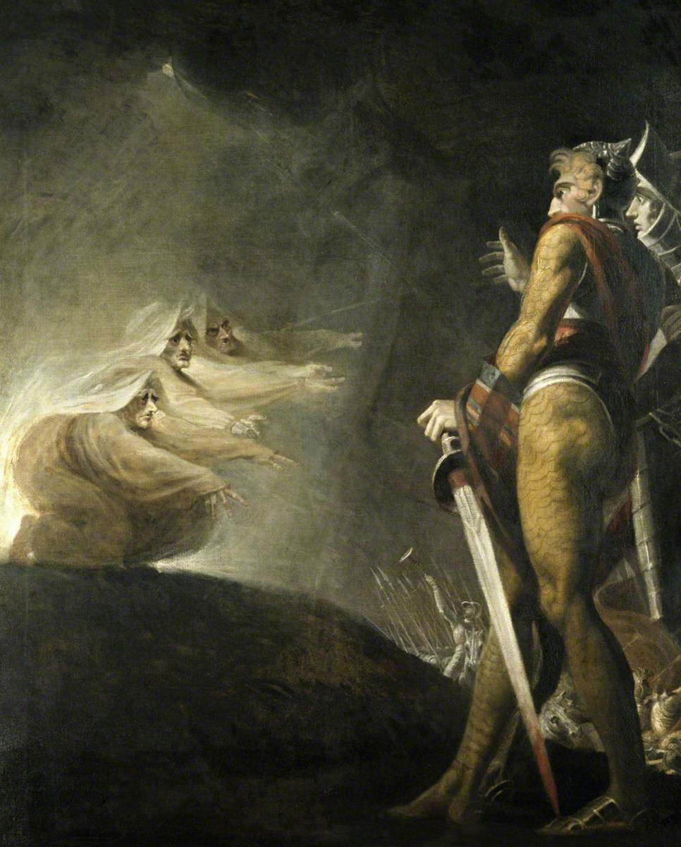 Henry Fuseli - Macbeth, Banquo and the Witches 1793-94