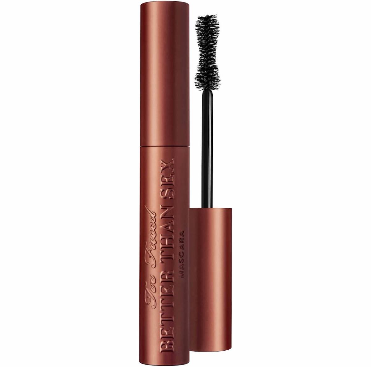 Brown mascara tube from Too Faced, Better Than Sex mascara in chocolate.