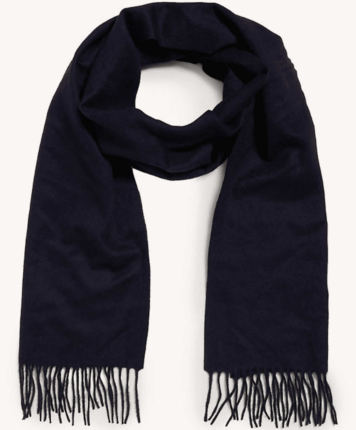 Navy blue cashmere scarf