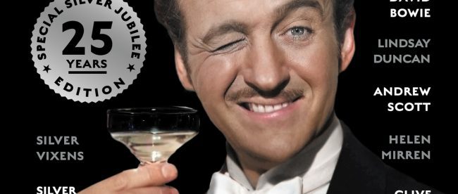 Image shows part of the cover of The Chap magazine Silver Jubilee issue with cover star David Niven